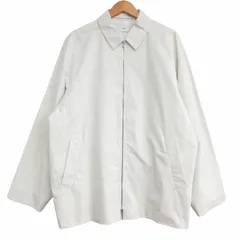 エイトン ATON 美品 22AW NIDOM WEATHER ジップアップジャケット ブルゾン JK.AG.NW.0802 白 ホワイト 06 約L 0910のサムネイル