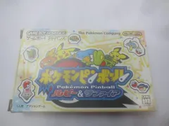  ゲーム ゲームボーイアドバンス ソフト ポケモンピンボール ルビー＆サファイア 取扱説明書 箱付き 中古品
