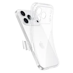 【新品】 NIMASO iPhone 17 Pro 用 ケースクリア 黄変防止 耐衝撃 米軍MIL規格 SGS認証 カメラコントロールボタン付き いPhone 17 Pro 対応 ケース 傷つき防止 軽量 ソフト ワイヤレス充電対応 カメラ レンズ保護 ス 1