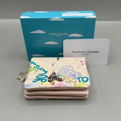 新品未使用　ツモリチサト　ハッピースタッフ　二つ折り財布　レザー　本革　ハリネズミ　刺繍　星　スパンコールのサムネイル