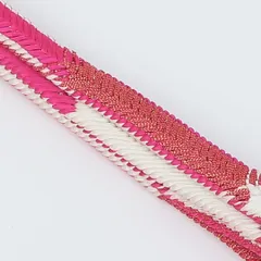 帯締め 平組紐 ピンク系 礼装用 金糸 Aランク 和装小物 1221000298313