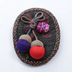 帯留め Bランク ハンドメイド 黒系 1231-000109-410