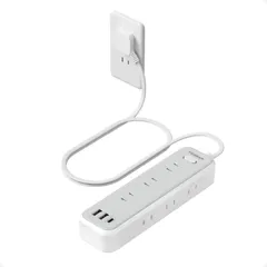 壁掛け 一括スイッチ付き マルチ タコ足配線 OA 1個USB-Cポート電源コード 卓上 2個type-Aポート 9個AC口 TESSAN テーブルタップ たこあしコンセント usb 薄型プラグ 電源タップ 1m 延長コード