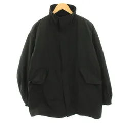 エイトン ATON 21AW AIR VENTILE SHORT MODS COAT モッズコート ナイロン ジップアップ ライナー付き ウール混 2 黒 ブラック JKAGIW0903 /HNのサムネイル