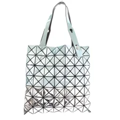 バオバオ イッセイミヤケ BAOBAO ISSEY MIYAKE ルーセント トートバッグ ハンドバッグ シルバー 水色 /TK