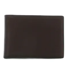 コーチ COACH カードケース 二つ折り シュリンクレザー ロゴ 型押し 茶色 ブラウン /XZ ■GY18