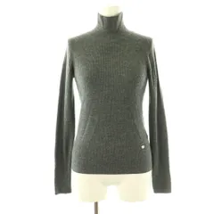 フレイアイディー FRAY I.D 24AW セミシアーウールシルクリブタートルニット カットソー 長袖 F グレー /DO ■OS