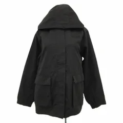 アーノルドパーマー Arnold Palmer ジャケット マウンテンパーカー L 黒 ブラック 無地 ミドル丈 /YS31 ■GY58