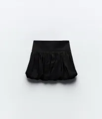 ZARA ブラック バルーン スカート