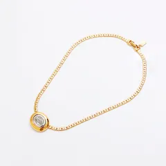 YVES SAINT LAURENT イヴ・サンローラン ネックレス ラインストーン 【最終値下げ】【中古】