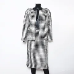 CHANEL シャネル セットアップ 80s ギンガムチェック ココボタン Size:38 【最終値下げ】【中古】