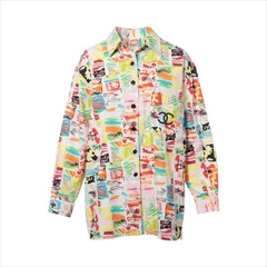 CHANEL シャネル 長袖シャツ ココボタン  ボタン  Size:42 【最終値下げ】【中古】のサムネイル