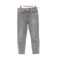 アッパーハイツ upper hights THE STELLA 139219-IRN デニムスキニーパンツ ジーンズ ボトムス ジップフライ コットン 22 XXS グレー /YQ ■OS