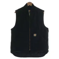 2026年最新】carhartt ダックベスト ブラックの人気アイテム - メルカリ