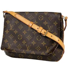 ルイヴィトン LOUIS VUITTON ミュゼットタンゴ モノグラム ショルダーバッグ ブラウン レディース 中古 LOUIS VUITTON - ルイ・ヴィトン ショルダーバッグ 肩掛け ミュゼット