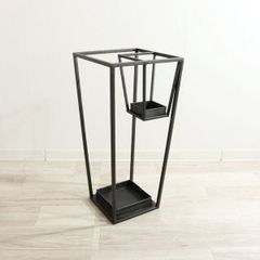 希少 廃盤 IKEA NÄRLIG イケア ネルリグ 傘立て ポストモダン 黒
