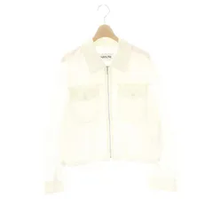 バビロン BABYLONE 23年 コットンリネンジップアップジャケット ミリタリー F ホワイト /HK ■OSのサムネイル