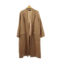 サクラ SACRA リネンオックスフォードコート スプリングコート ロング 38 ベージュ /DF ■OSのサムネイル