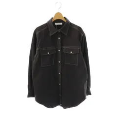 アーバンリサーチ サニーレーベル URBAN RESEARCH Sonny Label ポケット シャツ 長袖 F チャコールグレー /HK ■OS