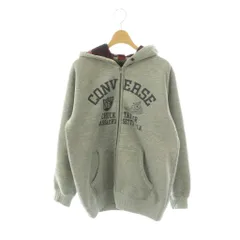 コンバース CONVERSE ALL STAR オールスター パーカー ジップアップ 裏ボア M グレー /DF ■GY60