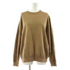オーラリー AURALEE 22AW ELASTIC HIGH GAUGE SWEAT P/O スウエット トレーナー 長袖 裏起毛 1 茶 ブラウン A22AP02NU /KUのサムネイル