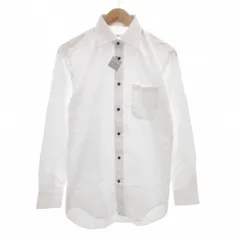 スーツセレクト SUIT SELECT タグ付き ワイシャツ 長袖 M 無地 白 ホワイト /AE