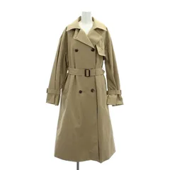 ビス ViS 23SS 撥水・花粉ガード オーバーサイズトレンチコート スプリングコート ロング M ベージュ /DF ■OS