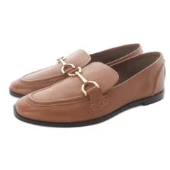 ザラ ZARA ローファー レザー 36 茶色