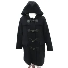 タケオキクチ TAKEO KIKUCHI ダッフルコート ロング丈 L チャコールグレー フード付き 無地 /SY25 ■GY61