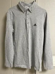 アディダス 長袖 カラ Tシャツ