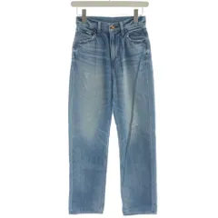 レッドカード RED CARD デニムパンツ ジーンズ ストレート ダメージ加工 22 水色 ライトブルー 98555 /HN