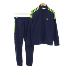 アディダスオリジナルス adidas originals セットアップ 上下 ジャージ トラックジャケット パンツ O 紺 ネイビー 3本ライン ロゴ 長袖 DU7338 DU7335 /YM