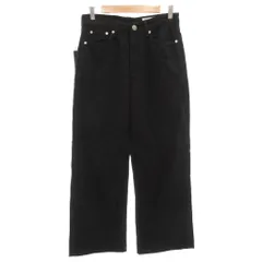 ラグ&ボーン RAG&BONE タグ付き デニムパンツ ジーンズ ワイドストレート ジップフライ 26 黒 ブラック /GV ■GY19
