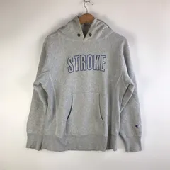 Champion リバースウィーブ 青タグ プルオーバーパーカー メンズ L グレー 3141202603020010