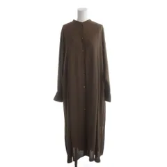 ジャーナルスタンダード JOURNAL STANDARD ワンピース F 茶 ブラウン 長袖 ロング丈 バンドカラー /AP