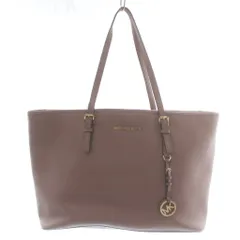 マイケルコース MICHAEL KORS トートバッグ ワンショルダー レザー ロゴ ゴールド金具 ピンク /XZ ■GY14のサムネイル