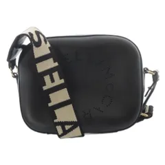 ステラマッカートニー STELLA McCARTNEY サークル ロゴ ショルダーバッグ カメラバッグ 黒