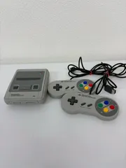 ニンテンドークラシックミニ スーパーファミコン CLV-301 コントローラー2個 動作未確認 スーファミ