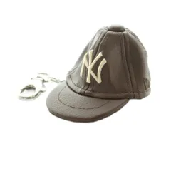 ニューエラ NEW ERA ニューヨーク ヤンキース キーホルダー キャップ型 茶 /MI ■OS