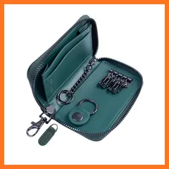 【新品】 [LUCKYSGY] キーケース メンズ スマートキー対応 本革 4連フック スマートキーケース レディース 鍵ケース 車 key case コンパクト キーホルダー カラビナ 小銭入れ カードケース 一体型 多機能 ギフト BOX付き 1