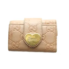 グッチ GUCCI 6連キーケース レザー ピンク /SS ■OS ■OH