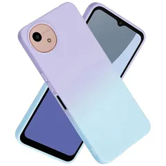 【新品】 【 Moilyo 】AQUOS wish5/SH-52F 専用 ケース TPU シリコン 柔軟 超軽量 薄型 シャープ アクオス ウィッシュ5 韓国 おしゃれ グラデーション色 ケース 耐衝撃 ストラップホール付き落下防止 wish5 保護カバー 1
