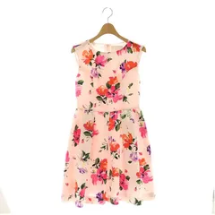 チェスティ Chesty ノースリブフレアワンピース 膝丈 フレア 0 ピンク /NR ■OS