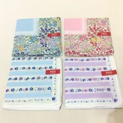 新品☆POLO ポロ レディース ハンカチ 4枚セット