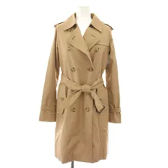 マッキントッシュ ロンドン MACKINTOSH LONDON トレンチコート ダブルブレスト アウター ミドル ライナー ベルト ガーメントケース 34 茶 ブラウン G5A17-610-44 /YT