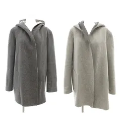 セオリー Theory 美品 New Divide Clairene H リバーシブル ダブルフェイスコート カシミア混 S グレー系 /UO ■GY18