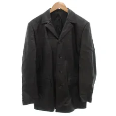 コムサデモードメン COMME CA DU MODE MEN ラムレザージャケット 羊革 2 黒 ブラック /GV ■GY58のサムネイル