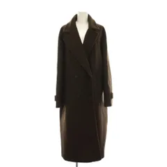 ザラ ZARA ロングコート アウター M 茶色 ブラウン ダブルブレスト 長袖 3046/021/700 /YM