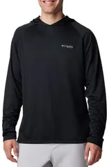 コロンビア メンズ アウター パーカー・スウェット Columbia Mens PFG Solar Stream Hoodie Black ブラック