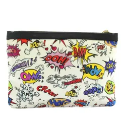 ドルチェ&ガッバーナ ドルガバ DOLCE&GABBANA ポーチ 小物入れ ナイロン アメコミ 総柄 ロゴプレート マルチカラー /XZ ■GY11のサムネイル